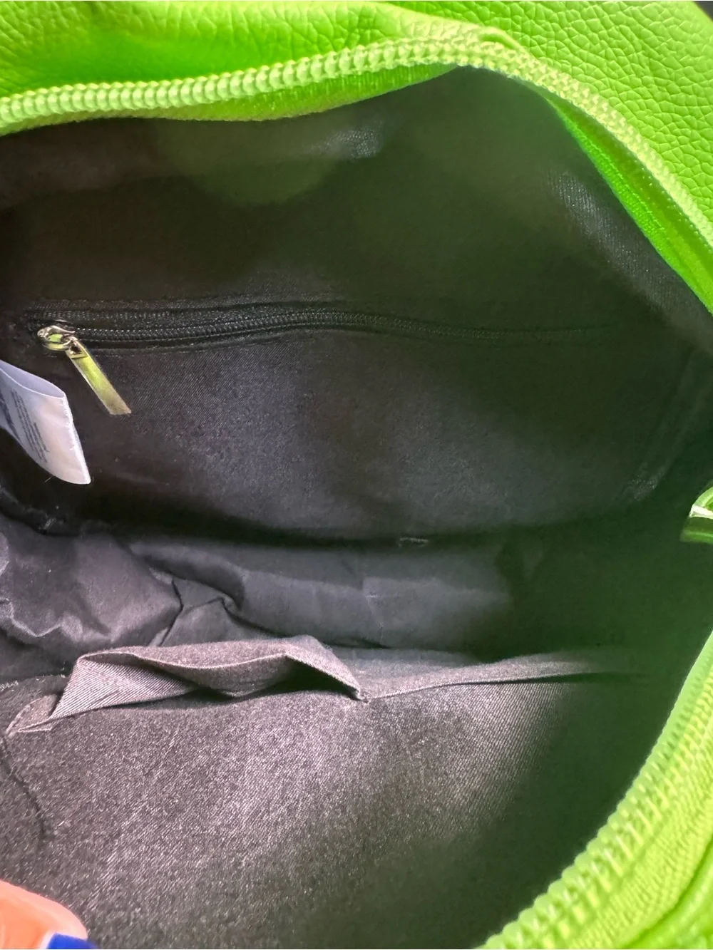 Minecraf Lime Green Pixel-Front Kids Backpack - Unbranded